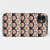 Lotus Flower Retro Print Case-Mate iPhone Case (Achterkant (horizontaal))