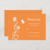 Lotus Flower RSVP (orange vif) (Devant / Derrière)