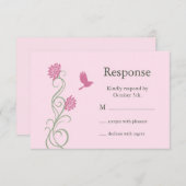 Lotus Flower RSVP (rose) (Devant / Derrière)