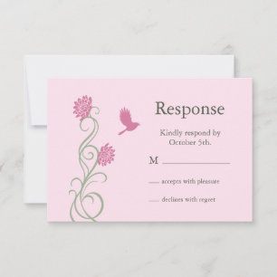 Lotus Flower RSVP (roze)