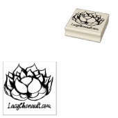 Lotus Flower Rubberstempel (Gestempeld)