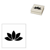 Lotus Flower Rubberstempel (Gestempeld)