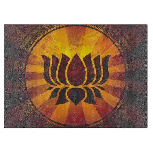 Lotus Flower Snijplank (Voorkant)