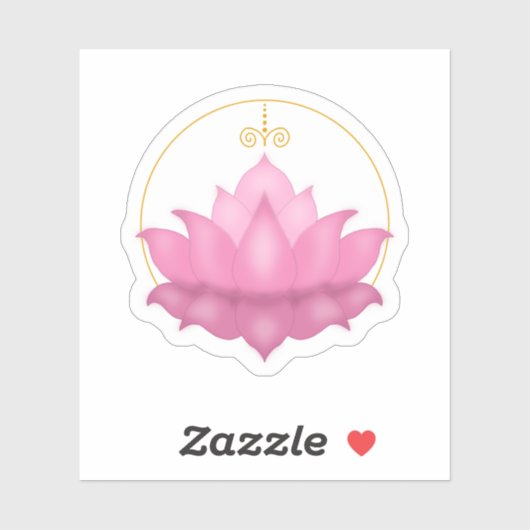 Lotus Flower Sticker (Vel)