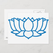 Lotus Flower-symbool Briefkaart (Voorkant / Achterkant)