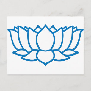 Lotus Flower-symbool Briefkaart