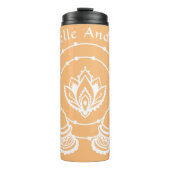 Lotus Flower Thermal Tumbler Thermosbeker (Voorkant)