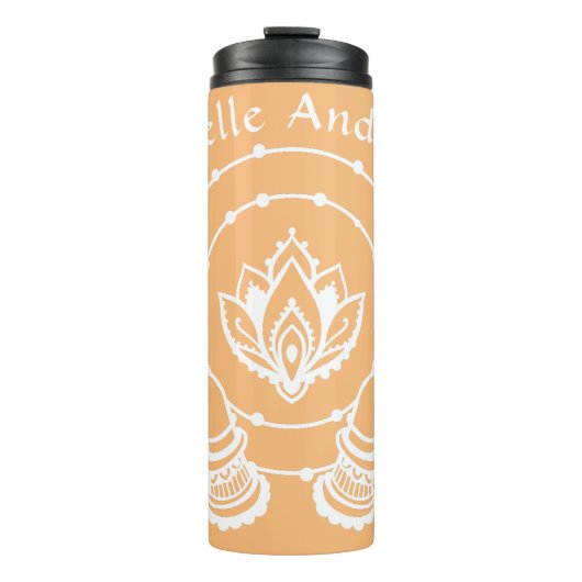 Lotus Flower Thermal Tumbler Thermosbeker (Voorkant)