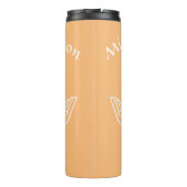 Lotus Flower Thermal Tumbler Thermosbeker (Achterkant)