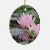 Lotus Flower/Waterlily Keramisch Ornament (Rechts)