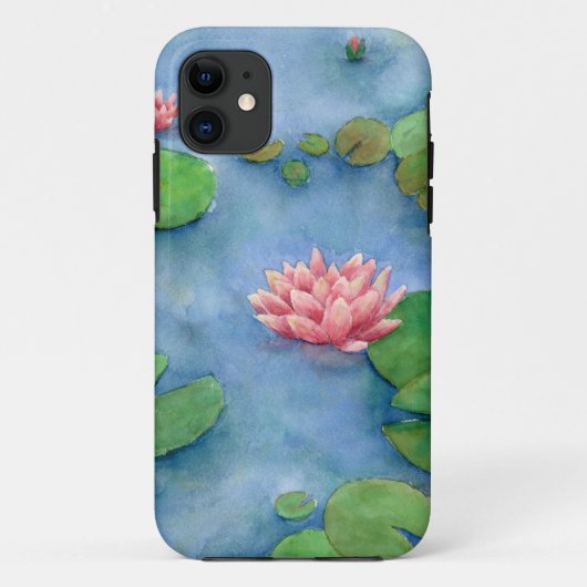 Lotus Flower waterverf Case-Mate iPhone Case (Achterkant)