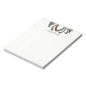 Lotus Flower Yoga Instructor Holistic Classic Notitieblok (Gedraaid)
