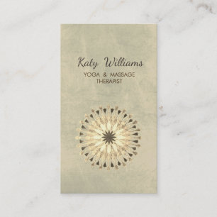 Lotus Flower Yoga Instructor Meditation Holistic Visitekaartje