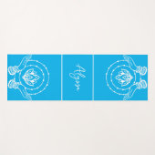 Lotus Flower Yoga Mat (Voorkant (horizontaal))