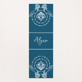Lotus Flower Yoga Mat (Voorkant)