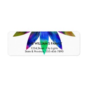 Lotus Flower Yoga Meditation Floral Paars Etiket