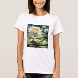Lotus flower Yoga T-shirt