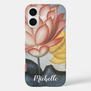  Lotus Flowers, de Heilige Egyptische Bean iPhone 16 Hoesje