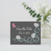 Lotus Flowers Enregistrer la date Carte postale (g (Debout devant)