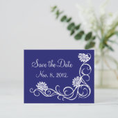 Lotus Flowers Enregistrer la date Carte Postale (i (Debout devant)