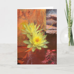 LOTUS FLOWERS ZIJN DE SONGS VAN WATER KAART