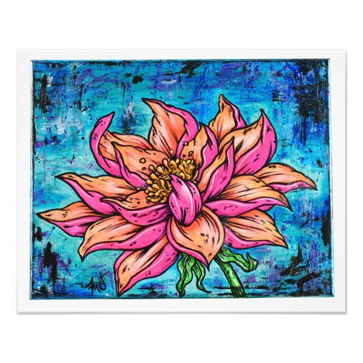 Lotus Foto Afdruk (Voorkant)