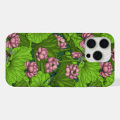 Lotus garden iPhone hoesje (Achterkant horizontaal)