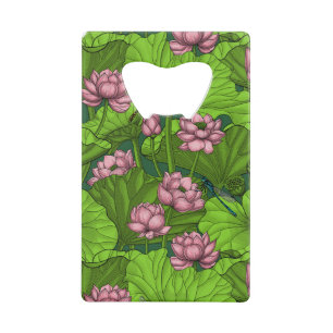 Lotus garden kredietkaart flessenopener