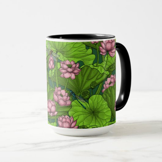 Lotus garden mok (Voorkant rechts)