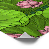 Lotus garden poster (Hoek)