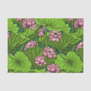 Lotus garden tissuepapier