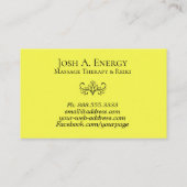 *~* Lotus Gold Galaxy Nebula Universe Oranje Visitekaartje (Achterkant)