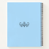 ** Lotus Gold Pastel Nebula Galaxy Universe AP3 Notitieboek (Achterkant)