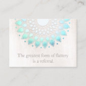 Lotus Holistic Health and Wellness Reference Card Aanbevelingskaartje (Voorkant)