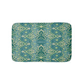 Lotus Ikat patroon - De witte lotus Badmat (Voorkant)