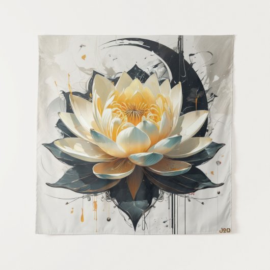 Lotus in Bloom Wandkleed (Voorkant)