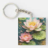 Lotus keychain (voorkant)