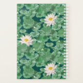 Lotus Lagoon patroon - De witte Lotus Planner (Achterkant)