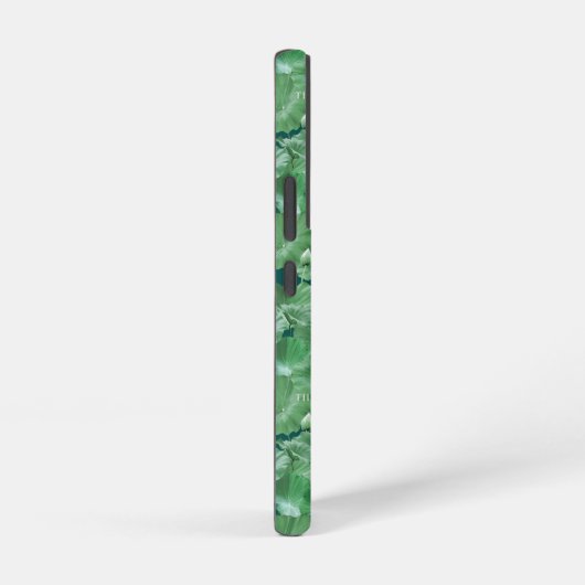 Lotus Lagoon patroon - De witte Lotus Samsung Galaxy Hoesje (Rechterkant)