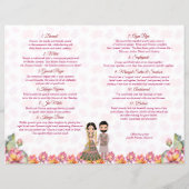 Lotus lanterns Programme des rituels mariages indi (Dos)