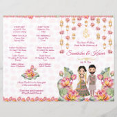 Lotus lanterns Programme des rituels mariages indi (Devant)