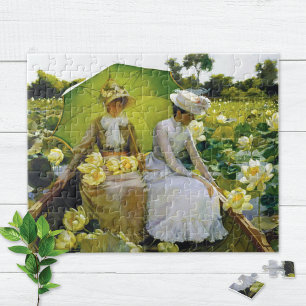 Lotus Lelies Pond Charles Courtney Curran Legpuzzel