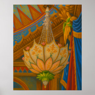 Lotus Light – Royal Pavilion kroonluchter print