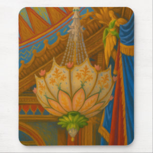 Lotus Light – Royal Pavilion kroonluchter print Muismat