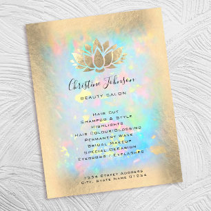 lotus logo op opische achtergrond flyer
