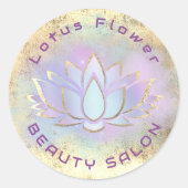 Lotus logo ronde sticker (Voorkant)