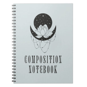 Lotus Maan Sterren Kosmisch Notitieboek