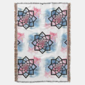 Lotus Mandala Deken (Voorkant Verticaal)