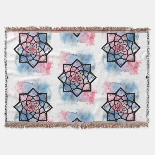 Lotus Mandala Deken (Voorkant)