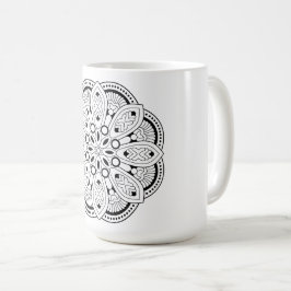 Lotus Mandala Design Koffiemok